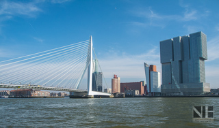 Erasmusbr�cke in Rotterdam, Niederlande