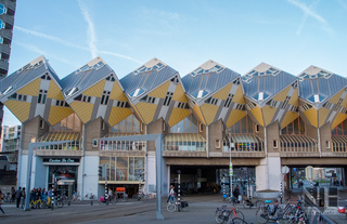 Kubush�user in Rotterdam, Niederlande
